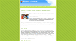 Desktop Screenshot of educationinspired.com